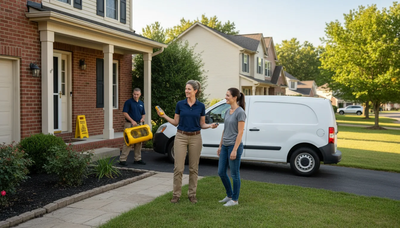 Water restoration image for Fire And Smoke Damage Restoration in Medon, TN